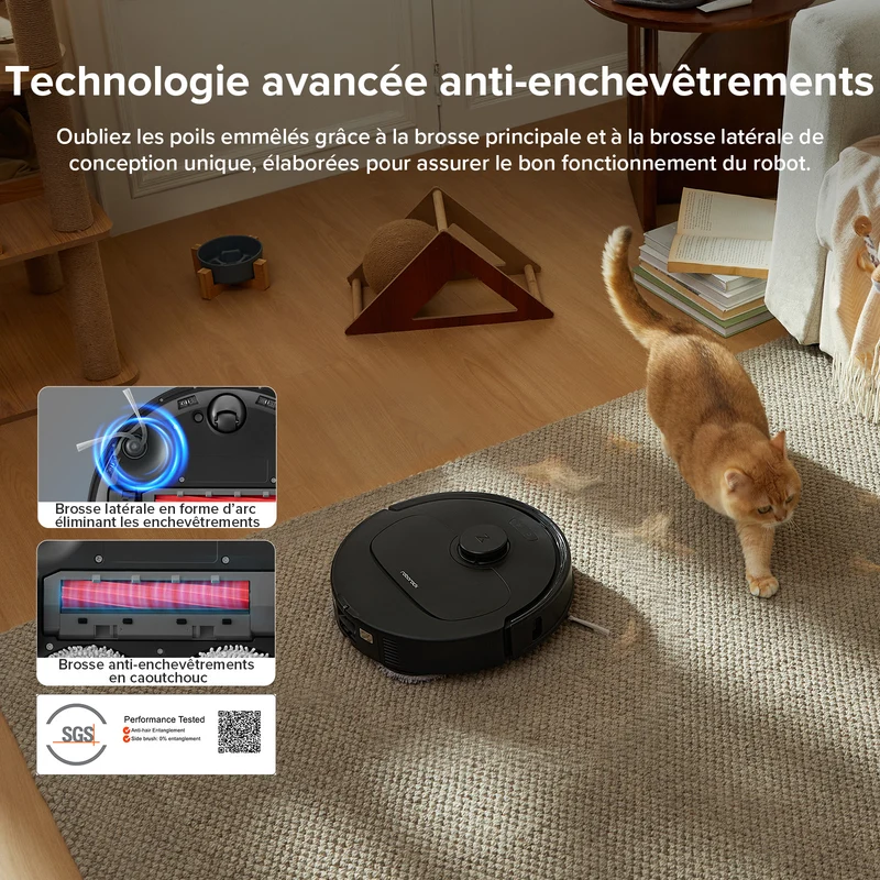 Roborock QV 35A ( Qrevo S amélioré ) robot aspirateur laveur avec station d’accueil multifonctionnelle