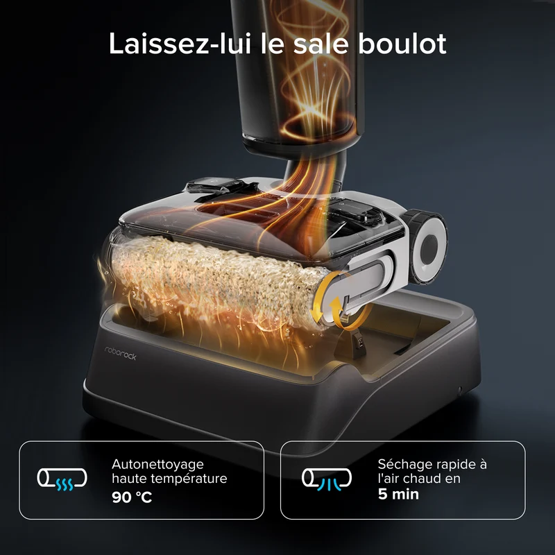Roborock F25 XT aspirateur laveur sans fil sec et humide