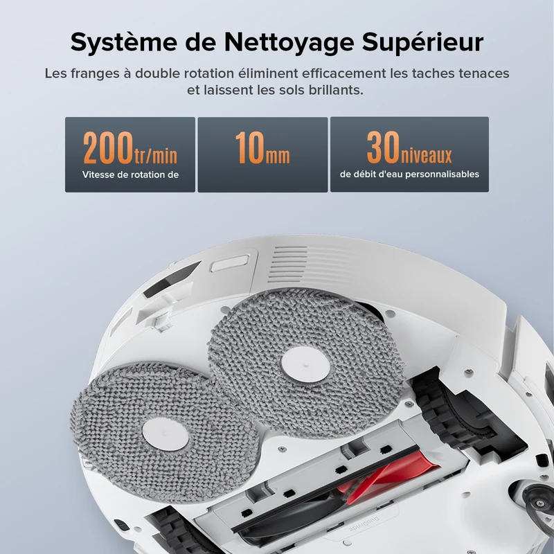 Roborock Qrevo Edge S5A robot aspirateur laveur avec station d’accueil multifonctionnelle 3.0