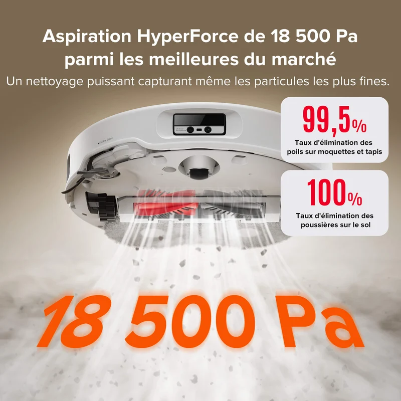 Roborock Qrevo Curv robot aspirateur laveur avec station multifonction 3.0
