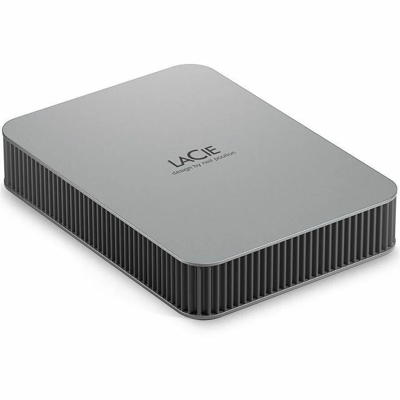 LaCie STLP1000400 1 TB Portable Hard Drive - External - Silver