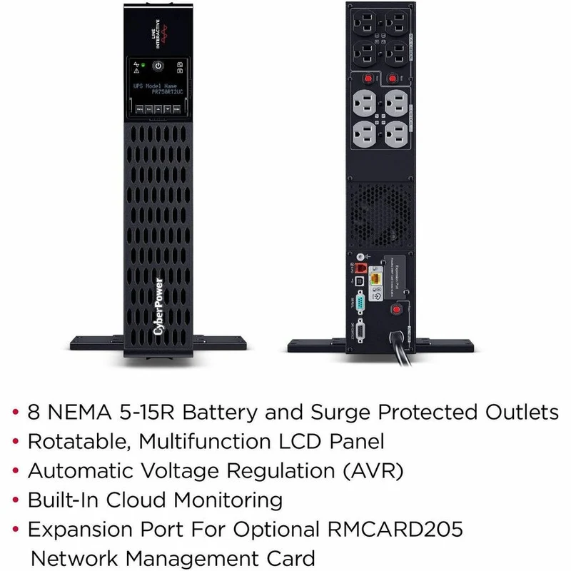 CyberPower Smart App 750VA Rack-Tower UPS