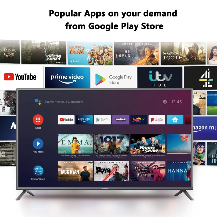 KA1 Smart TV Speaker Android 11 TV Box with Remote Control, Amlogic S905X4 Quad Core Cortex-A55, 4GB+32GB, Dual-Band / Bluetooth / Ethernet / OTT(EU Plug)