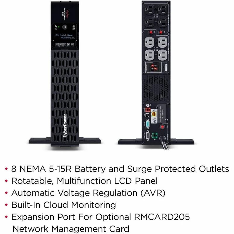 CyberPower Smart App Sinewave 750VA Rack-Tower UPS