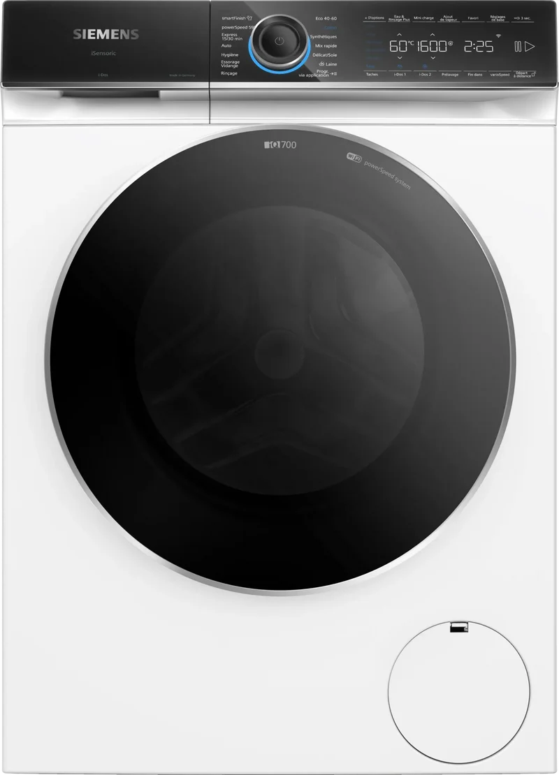 Lave‑linge Siemens à hublot (Pose libre, 10 kg)