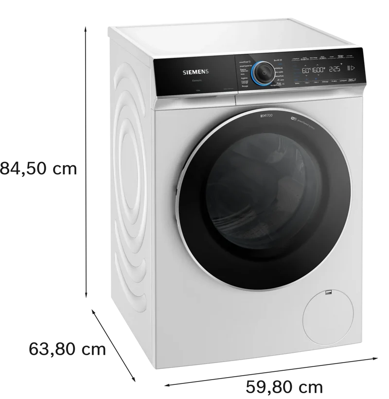 Lave‑linge Siemens à hublot (Pose libre, 10 kg)