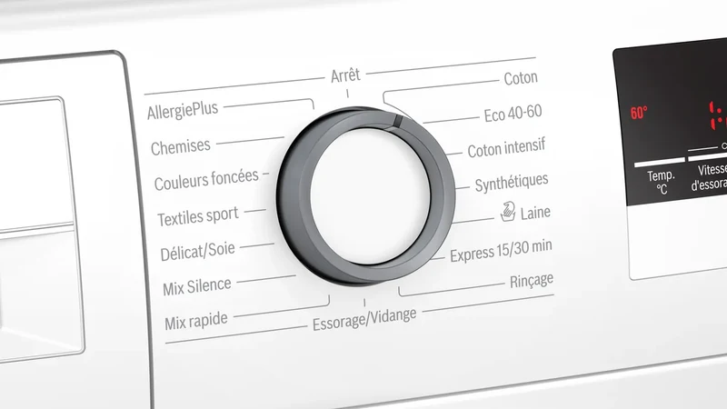 Lave‑linge Bosch à hublot (Pose libre, 8 kg)