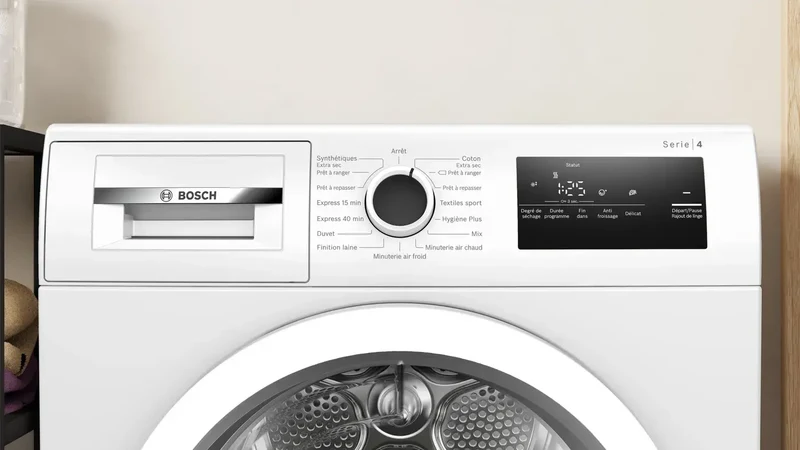 Sèche‑linge Bosch à condensation (Pose libre, 7 kg)
