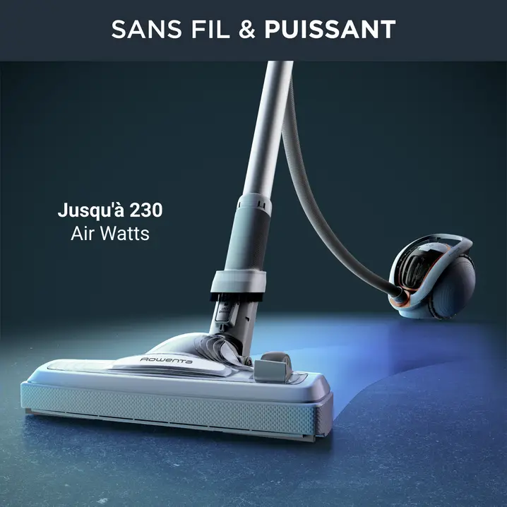 Rowenta Aspirateur sans sac et sans fil X-Ô 90 Energy+