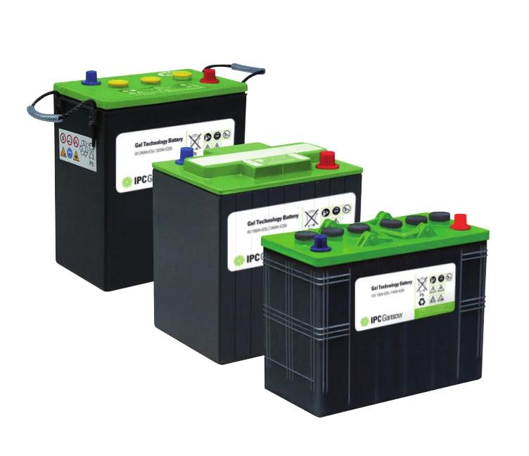 6 Gel-Batterien à 6 V / 250 Ah