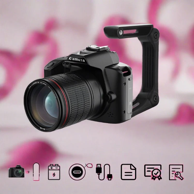 Dual-camera Night Vision 64 Million Pixel High-definition WIFI Digital Camera Standard+Handheld Bracket