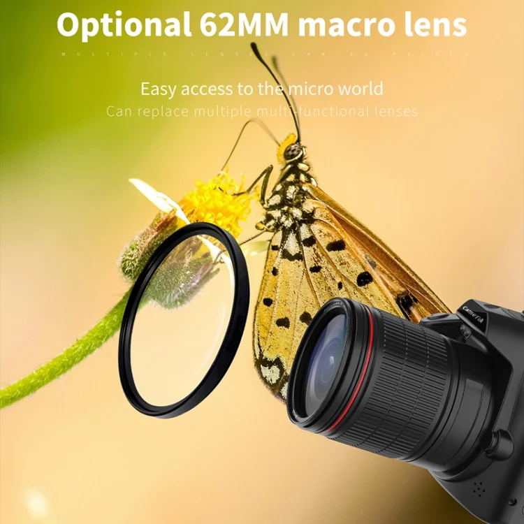 Dual-camera Night Vision 64 Million Pixel High-definition WIFI Digital Camera Standard+Macroscopic Mirror