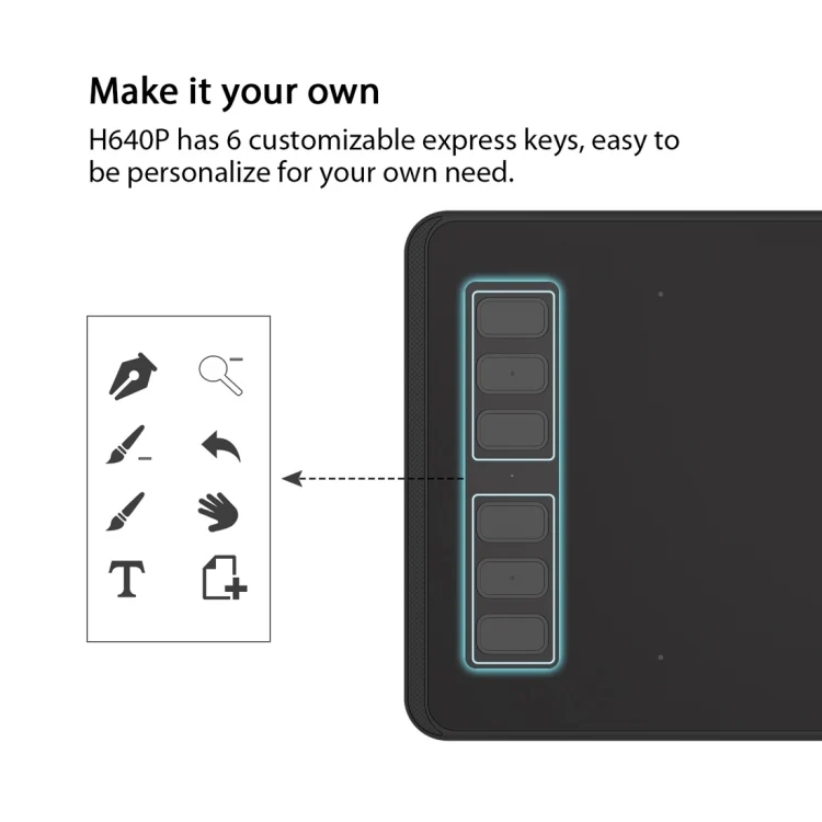 Inspiroy Series H640P Graphics Tablet