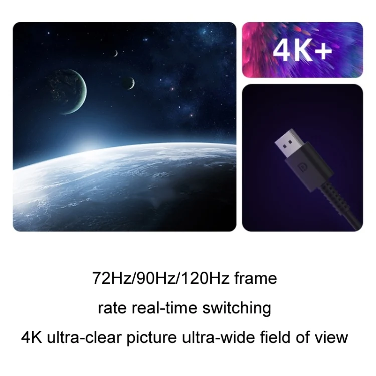 E4 PCVR 4K VR Gaming Display Glasses