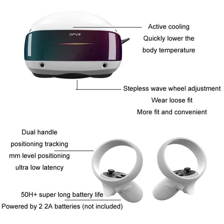 E4 PCVR 4K VR Gaming Display Glasses