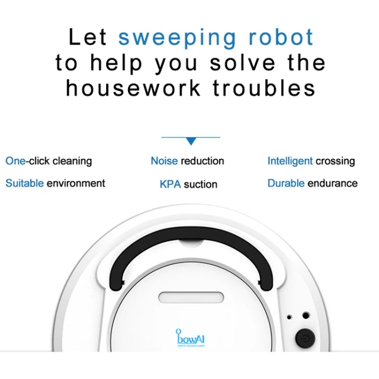 1800Pa Large Suction Smart Vacuum Robot